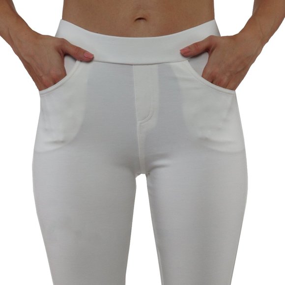 Pull-up casual pants full length - Picture 4 of 6